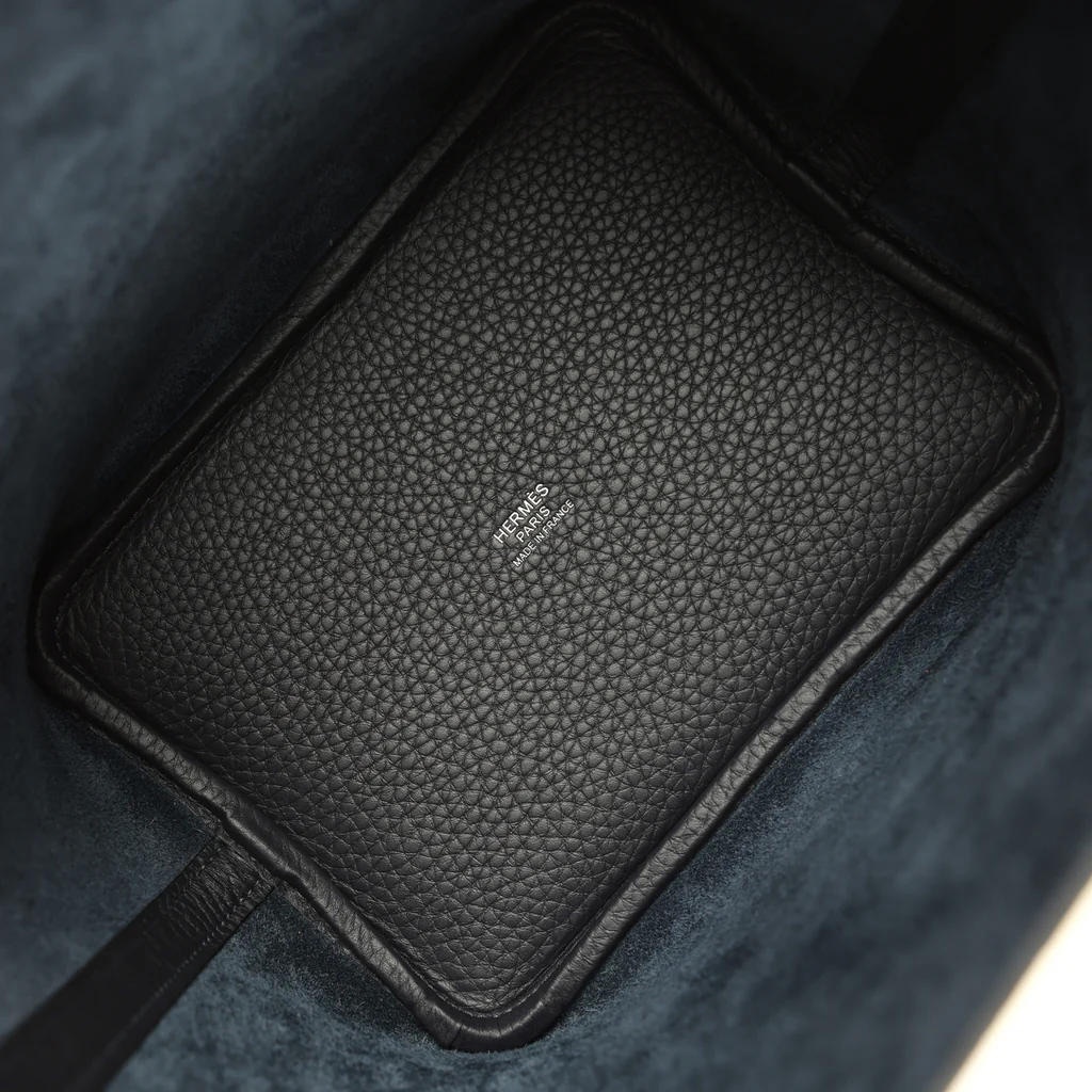 Hermès Picotin Lock 18 in Black and Silver detail image 6 · Vera Buy