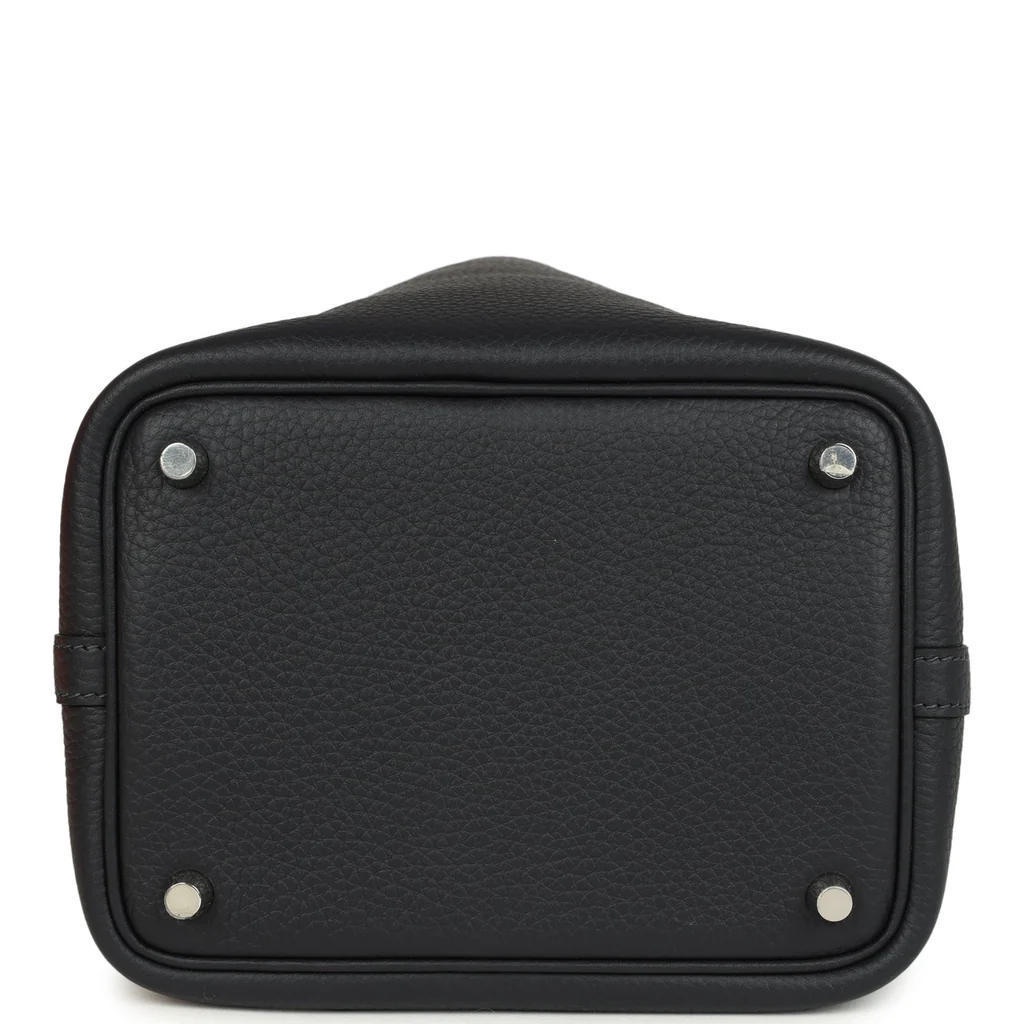 Hermès Picotin Lock 18 in Black and Silver detail image 5 · Vera Buy