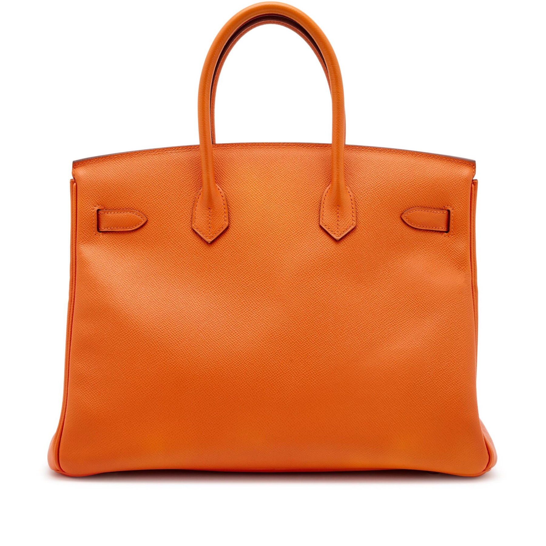 Hermès Birkin 35 in Classic Orange Epsom detail image 3 · Vera Buy
