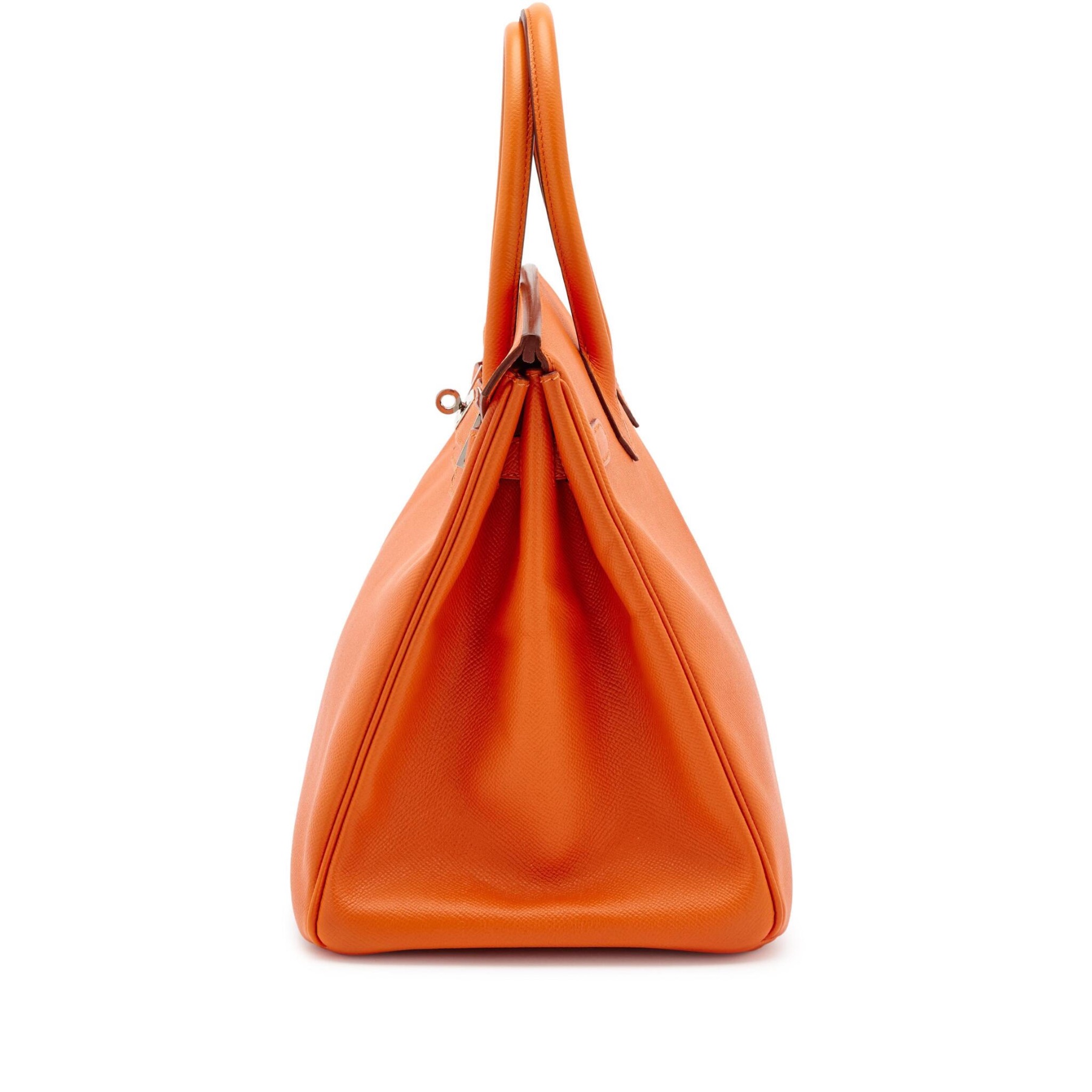 Hermès Birkin 35 in Classic Orange Epsom detail image 4 · Vera Buy