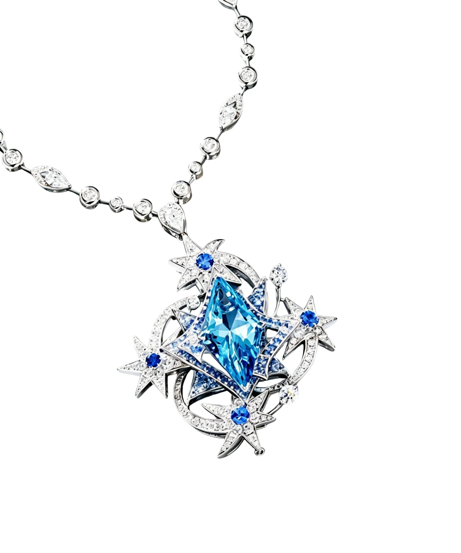 Aquamarine Convertible Brooch-Pendant · Jewellery · Vera Buy