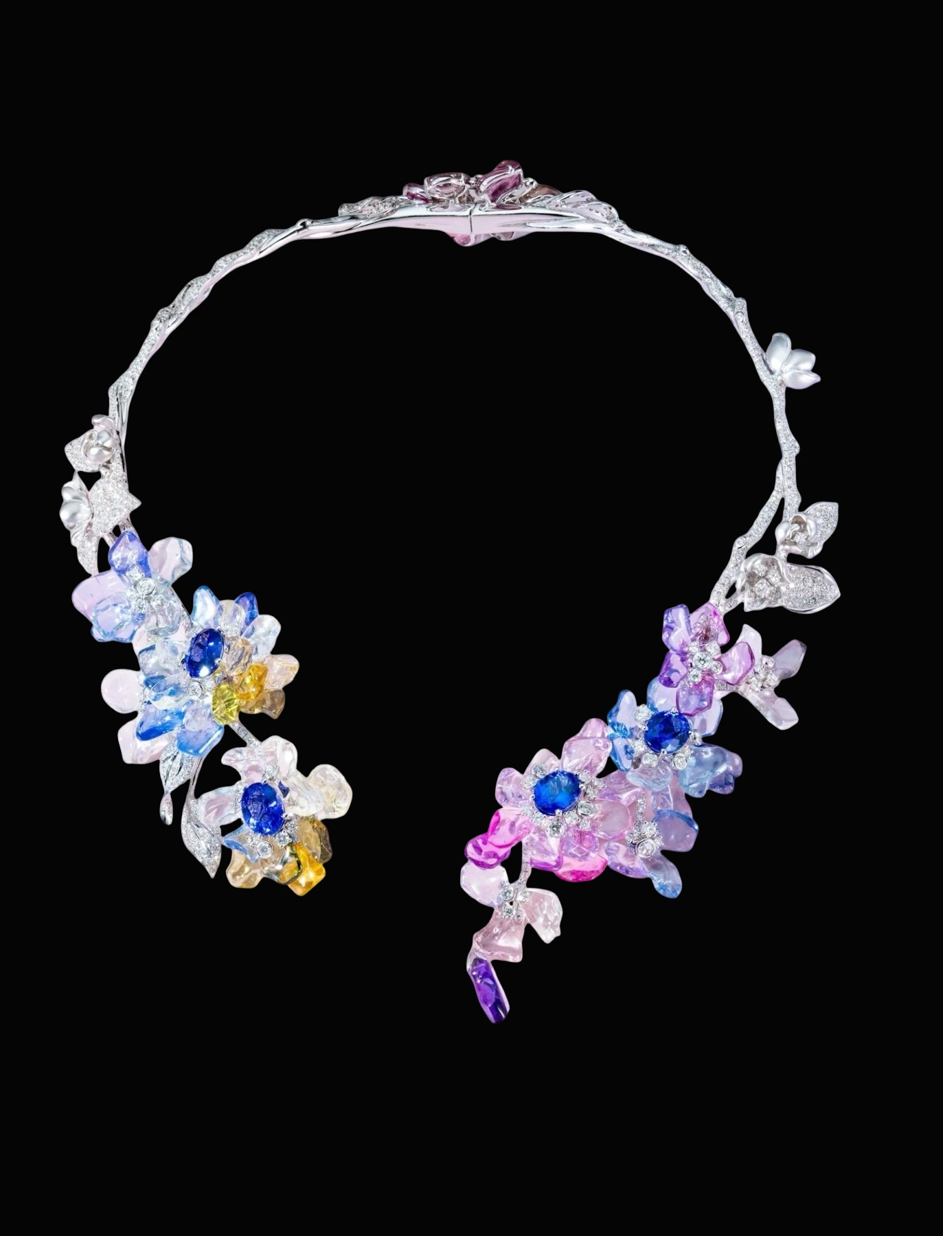 Tanzanite Floral Necklace · Jewellery · Vera Buy