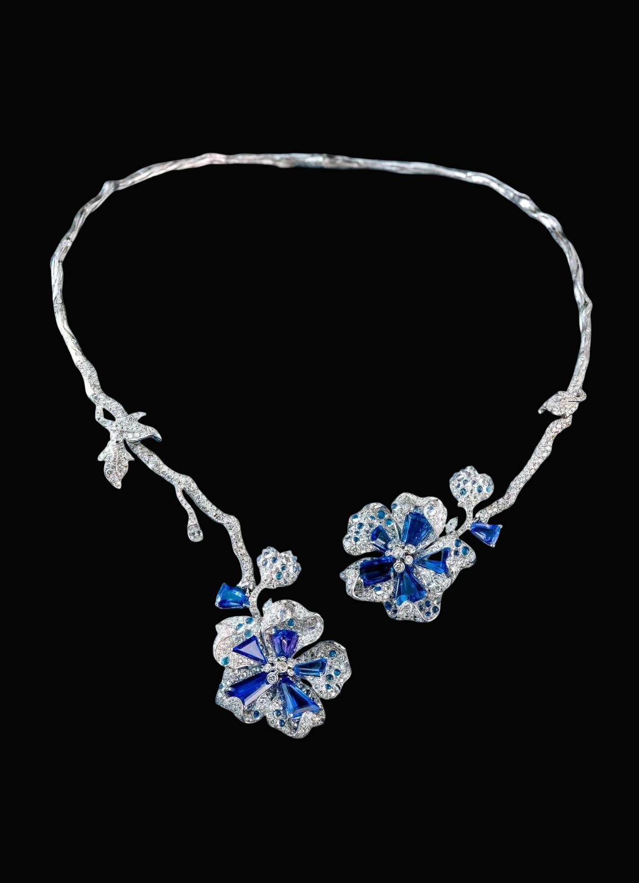 Tanzanite Collar Necklace and Earrings Convertible Set · Jewellery · Vera Buy