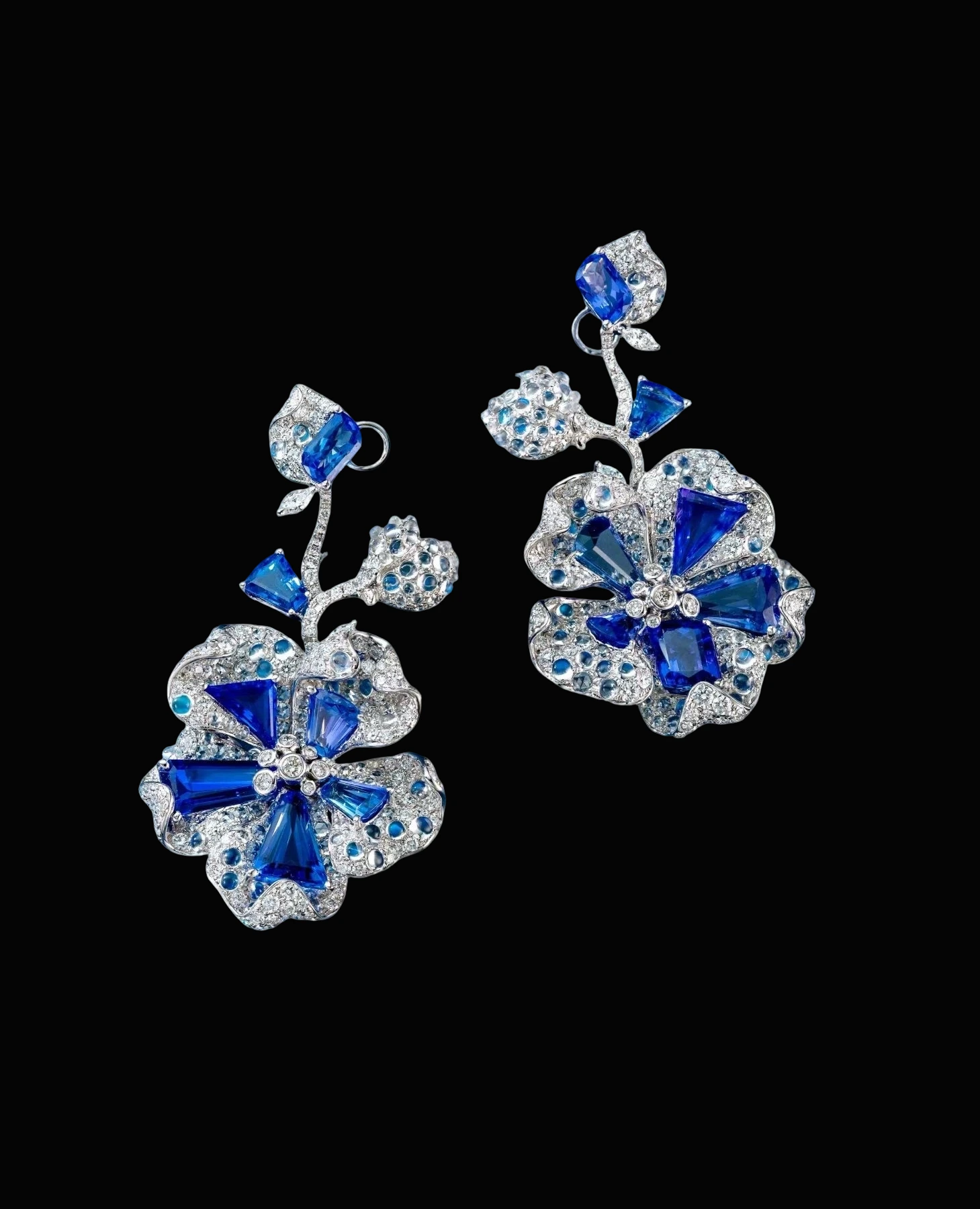 Tanzanite Collar Necklace and Earrings Convertible Set detail image 3 · Vera Buy