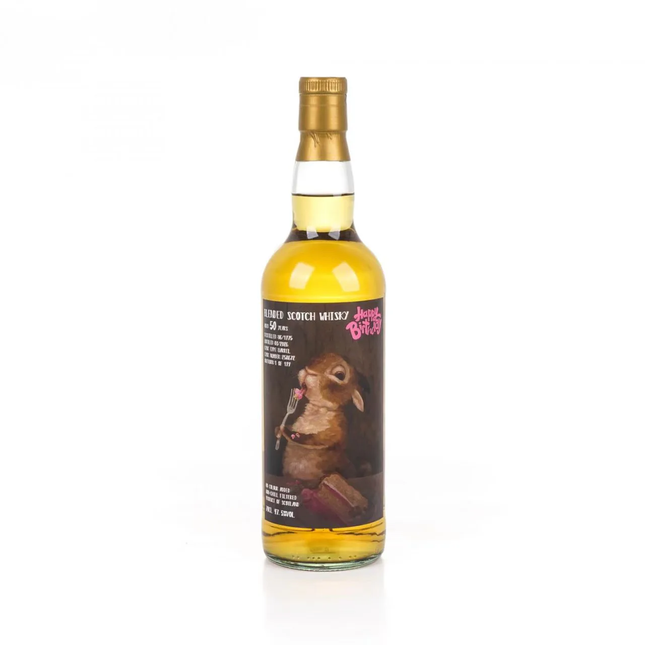 Scotch Blended 1975-2026 50 Year Old 'Happy Birthday' Bourbon Single Cask Whisky detail image 6 · Vera Buy