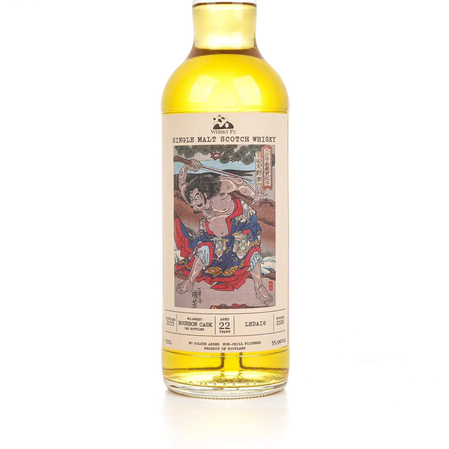 Ledaig 2003-2026 22 Year Old 'Popular Water Margin Heroes · Liu Tang the Red-Haired Devil' Bourbon Cask Single Cask Single Malt Whisky detail image 4 · Vera Buy