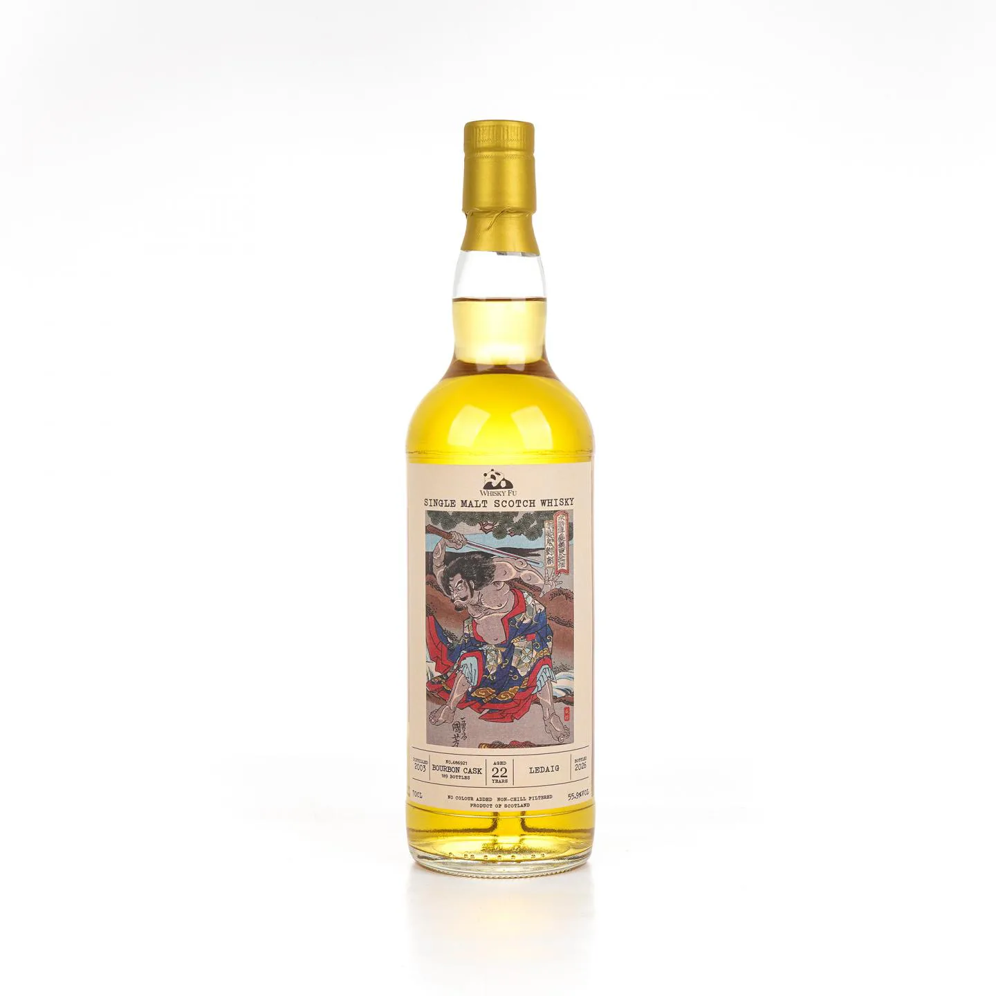 Ledaig 2003-2026 22 Year Old 'Popular Water Margin Heroes · Liu Tang the Red-Haired Devil' Bourbon Cask Single Cask Single Malt Whisky detail image 5 · Vera Buy