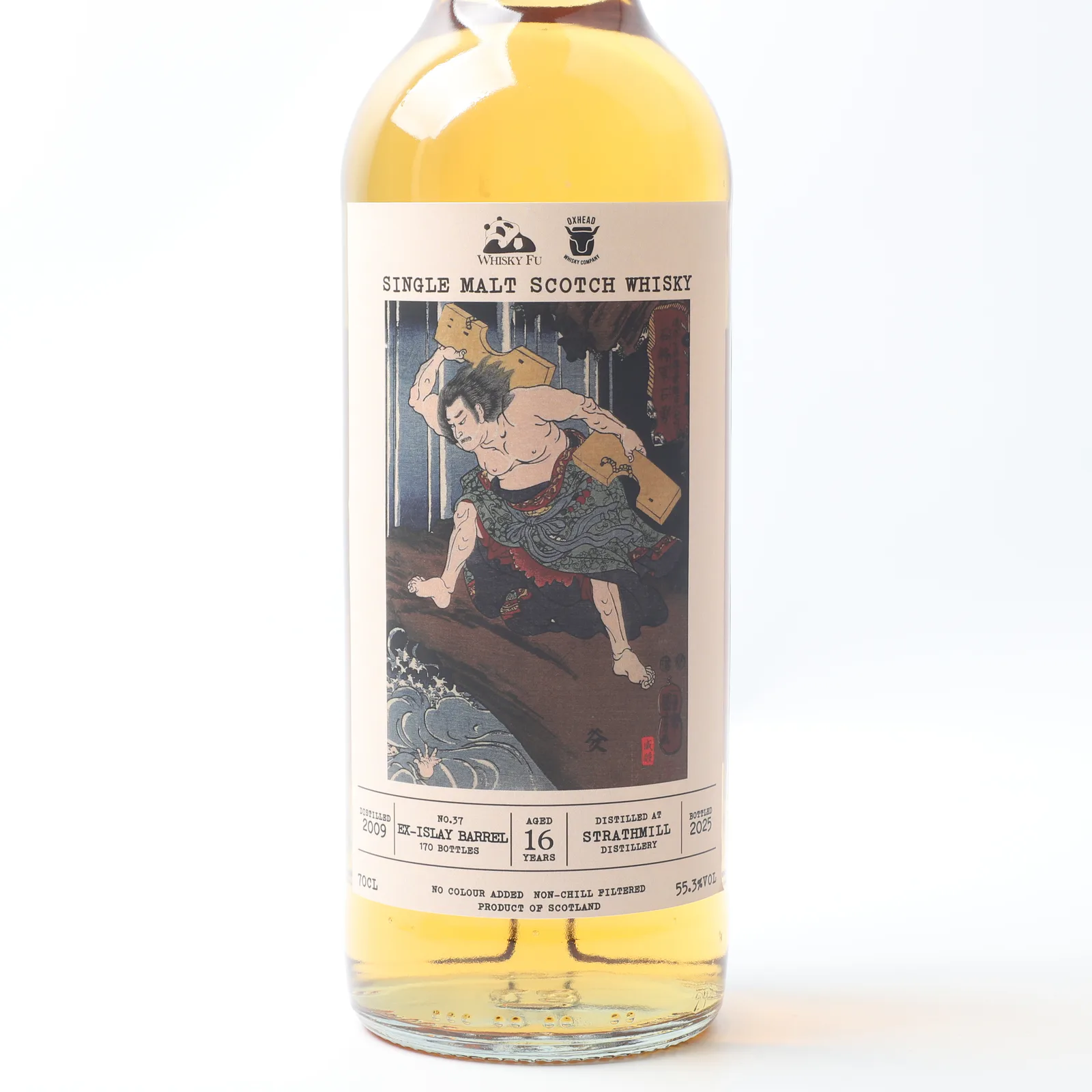 Strathmill 2009-2025 16-Year-Old 'Popular Water Margin Heroes · Stone General Shi Yong' Ex-Islay Peated Bourbon Cask Single Malt Whisky detail image 4 · Vera Buy