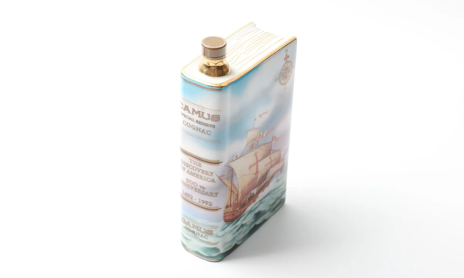 1992 Camus Limoges Ceramic Book Cognac – 500th Anniversary of the Discovery of America detail image 3 · Vera Buy