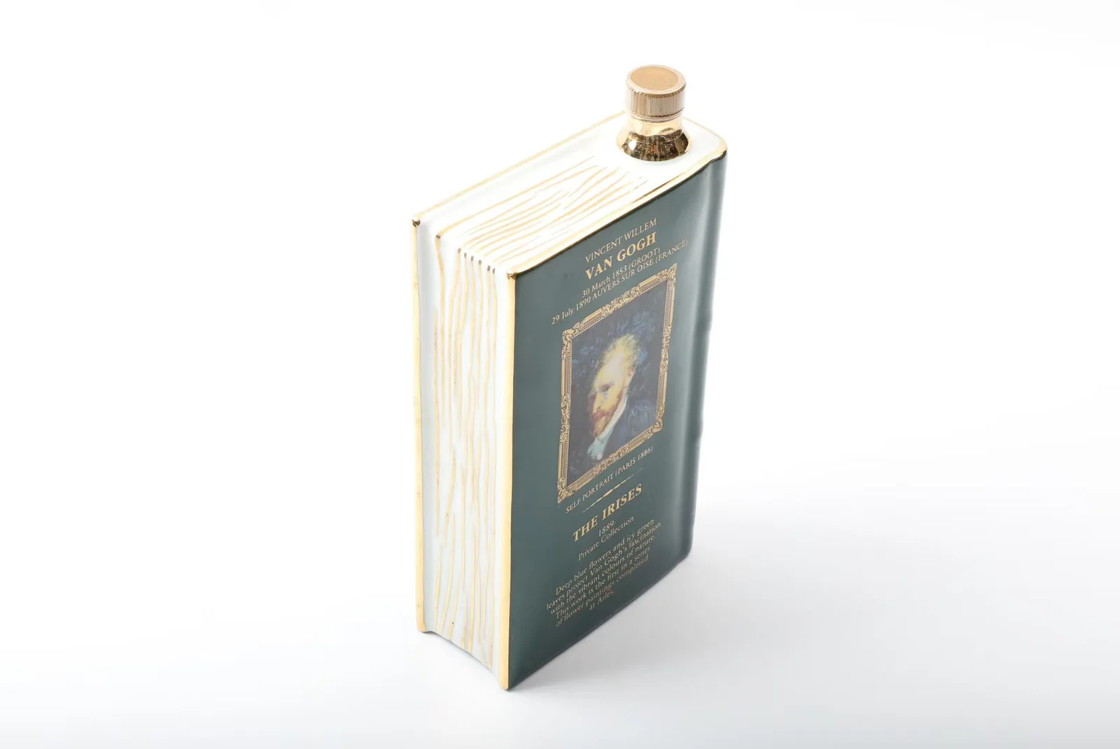 70-80s Camus Van Gogh 'Irises' Limoges Ceramic Book Cognac detail image 5 · Vera Buy