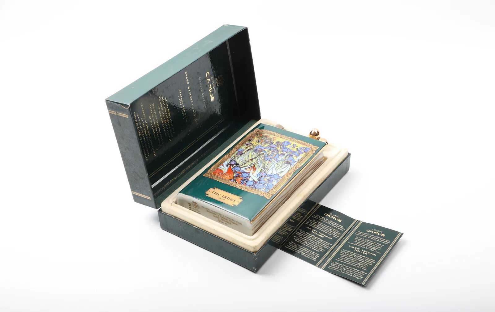 70-80s Camus Van Gogh 'Irises' Limoges Ceramic Book Cognac detail image 7 · Vera Buy