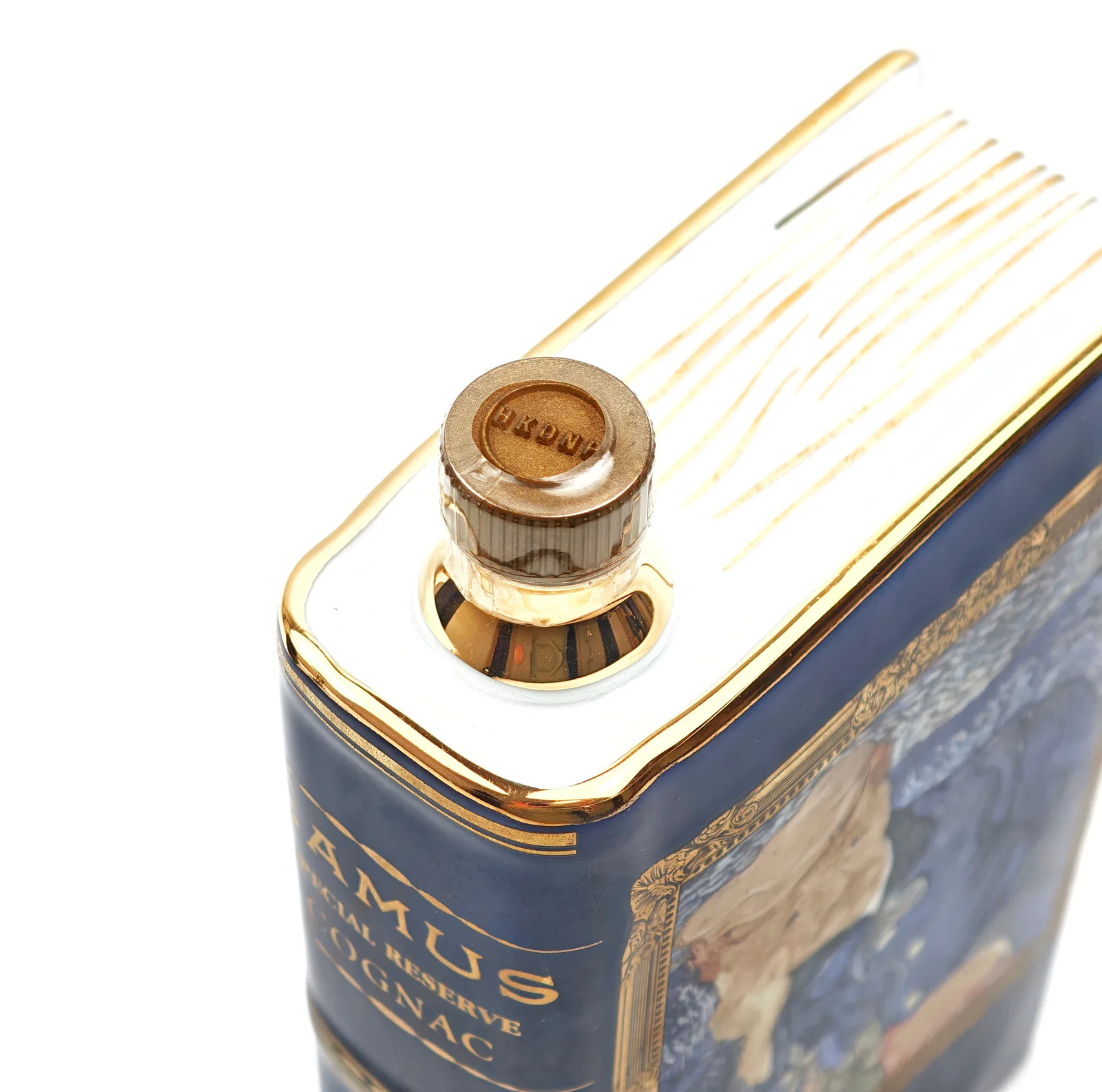 80s Camus Van Gogh 'Portrait of Dr. Gachet' Limoges Ceramic Book Cognac detail image 2 · Vera Buy
