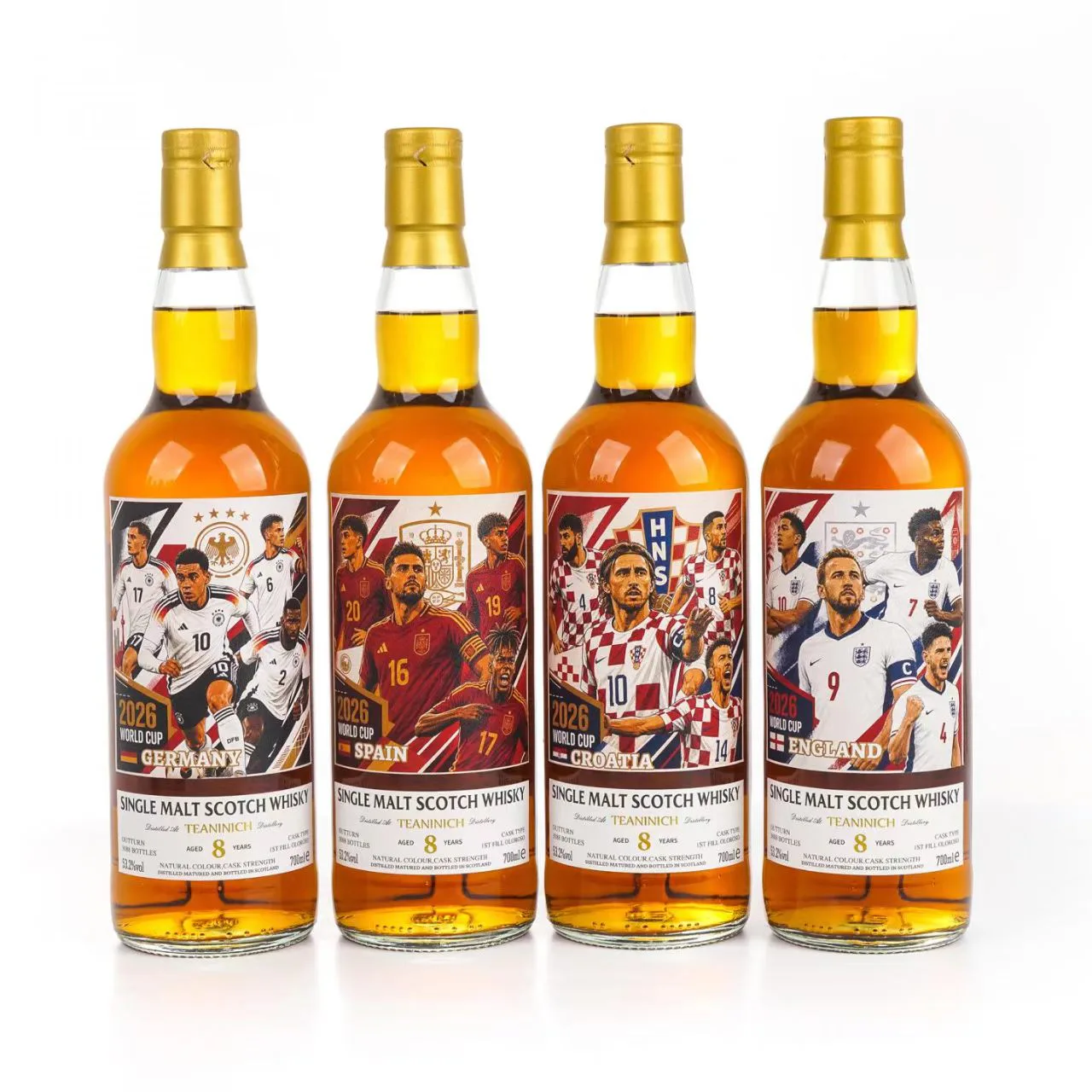 2026 Teaninich 8-Year-Old 'World Cup National Teams' First-Fill Oloroso Sherry Cask Single Malt Whisky Set of 12 detail image 6 · Vera Buy