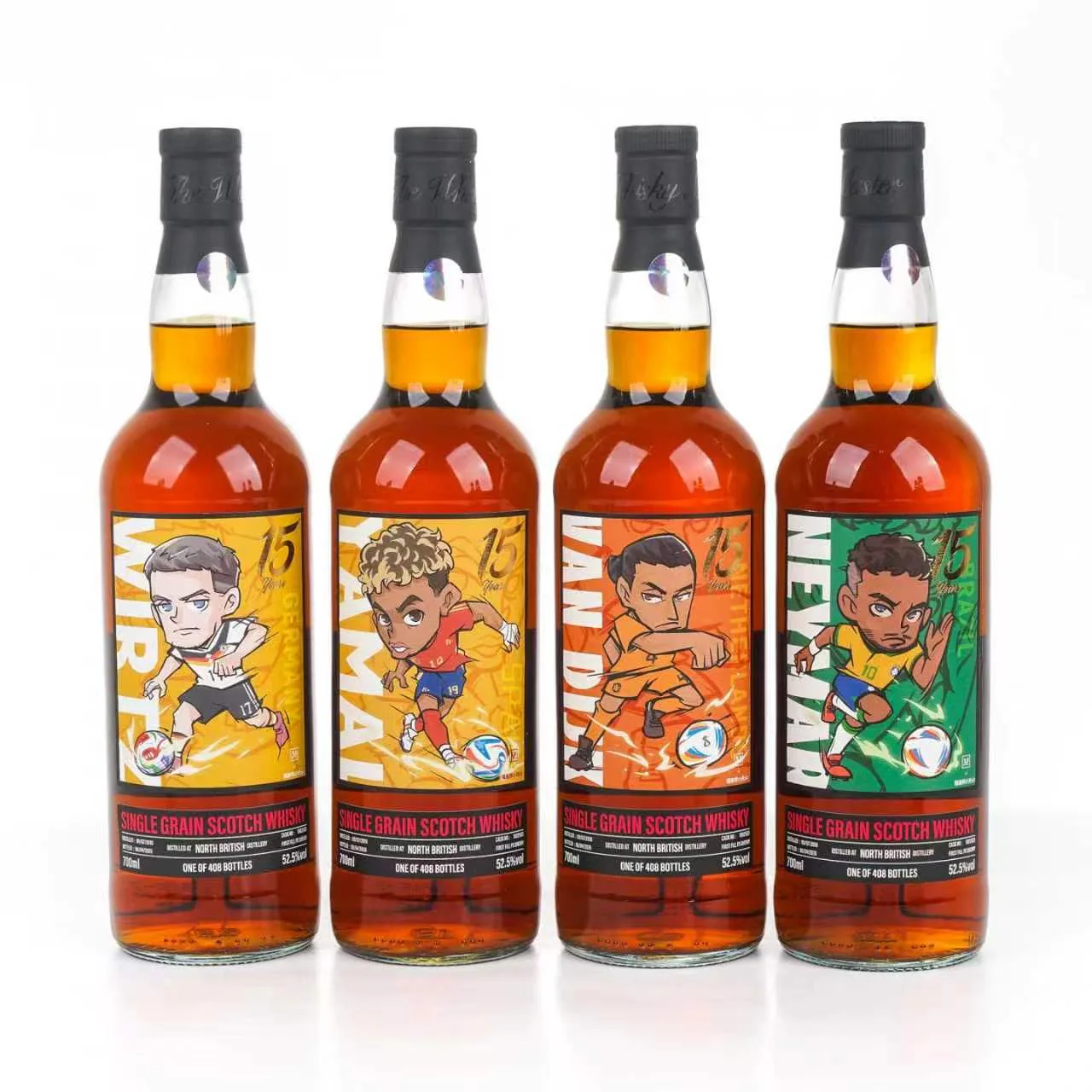 North British 2010-2026 15-Year-Old 'World Cup Legends' First-Fill PX Sherry Cask Single Grain Scotch Whisky Set, 8-Bottle Set detail image 8 · Vera Buy
