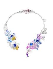 Tanzanite Floral Necklace detail image 5 · Vera Buy
