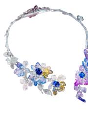 Tanzanite Floral Necklace detail image 4 · Vera Buy