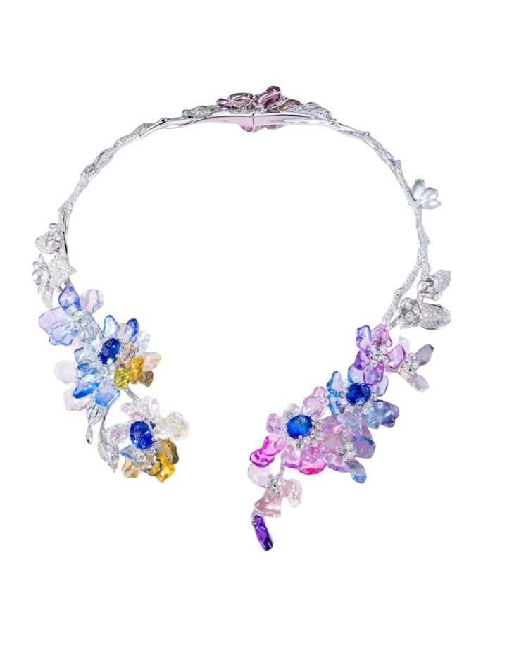 Tanzanite Floral Necklace · Jewellery · Vera Buy