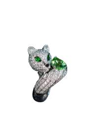 Garnet Fox Ring detail image 2 · Vera Buy