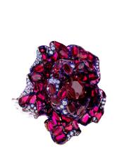 Artistic Jewelry: Burma Unheated Ruby Hinged Ring detail image 3 · Vera Buy