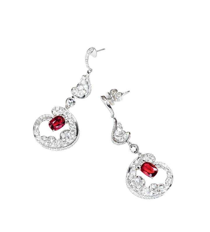 Unheated Burmese Ruby Stud Earrings · Jewellery · Vera Buy