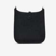 Hermès Evelyne TPM in Black Clemence Leather with Palladium Hardware detail image 2 · Vera Buy