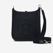 Hermès Evelyne TPM in Black Clemence Leather with Palladium Hardware detail image 1 · Vera Buy
