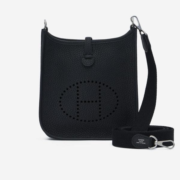 Hermès Evelyne TPM in Black Clemence Leather with Palladium Hardware · Handbag · Vera Buy