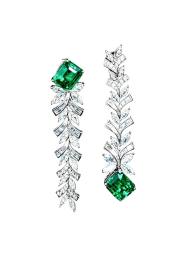 Emerald Stud Earrings (Two-Way Wear) detail image 2 · Vera Buy