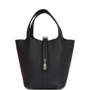Hermès Picotin Lock 18 in Caban Clemence Leather with Palladium Hardware detail image 1 · Vera Buy