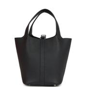 Hermès Picotin Lock 18 in Caban Clemence Leather with Palladium Hardware detail image 4 · Vera Buy