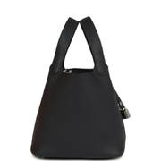 Hermès Picotin Lock 18 in Caban Clemence Leather with Palladium Hardware detail image 2 · Vera Buy