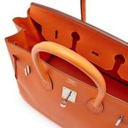 Hermès Birkin 35 in Feu Epsom Leather with Palladium Hardware detail image 6 · Vera Buy