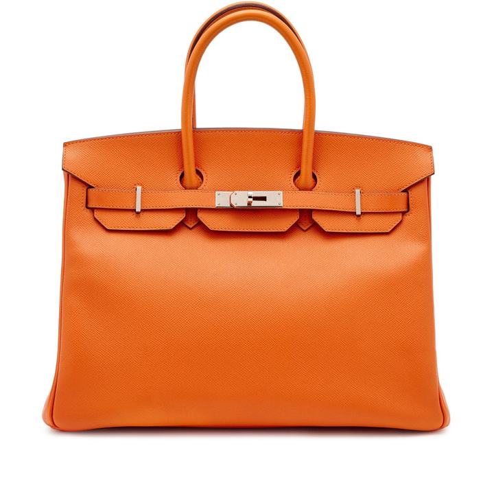 Hermès Birkin 35 in Feu Epsom Leather with Palladium Hardware · Handbag · Vera Buy