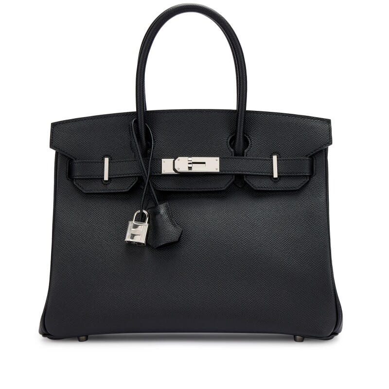 Hermès Birkin 30 in Black Epsom Leather with Palladium Hardware · Handbag · Vera Buy