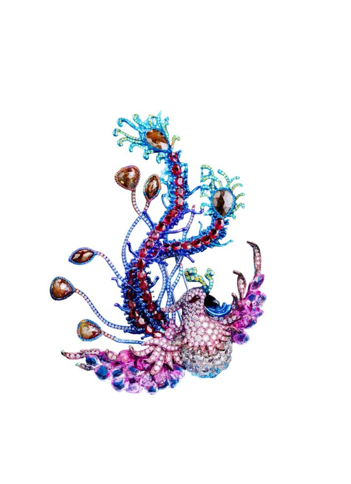 Phoenix Brooch, Art Jewelry · Jewellery · Vera Buy