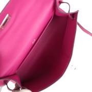 Hermès Mini Kelly I in Rose Pourpre Swift Leather detail image 6 · Vera Buy
