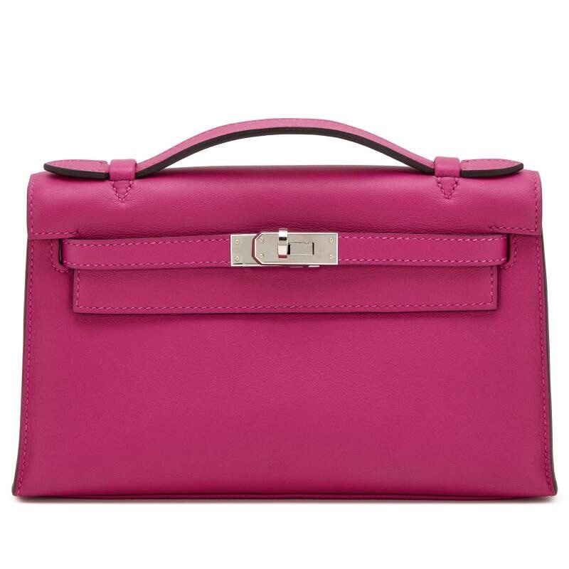Hermès Mini Kelly I in Rose Pourpre Swift Leather · Handbag · Vera Buy