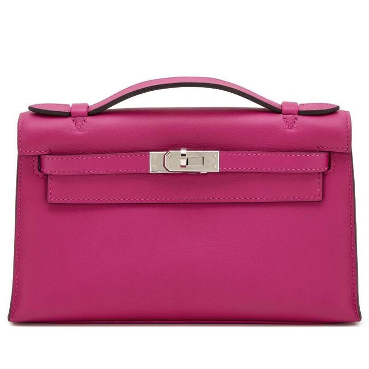 Hermès Mini Kelly I in Rose Pourpre Swift Leather · Handbag · Vera Buy
