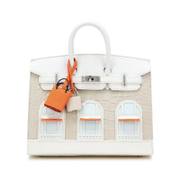 Hermès Birkin 20 Faubourg Neige with Palladium Hardware detail image 1 · Vera Buy