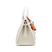 Hermès Birkin 20 Faubourg Neige with Palladium Hardware detail image 3 · Vera Buy