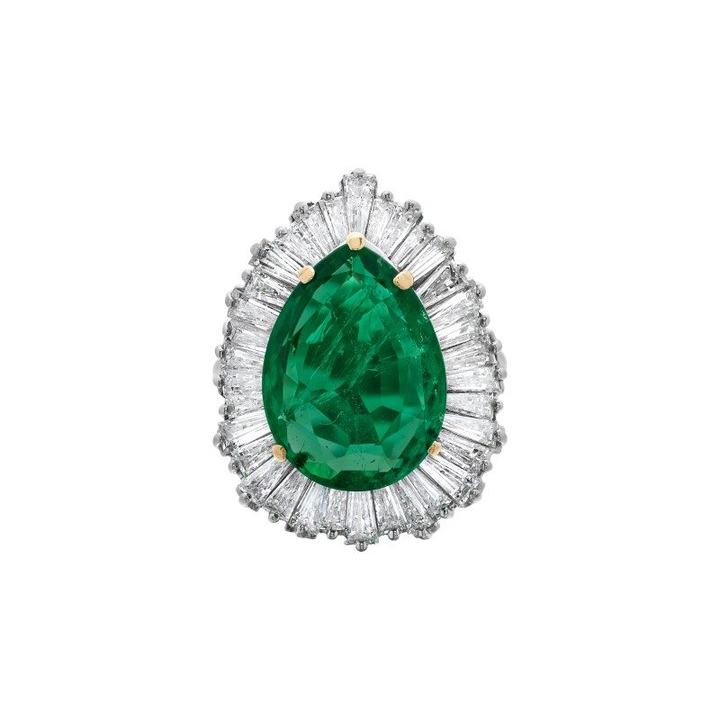 Van Cleef & Arpels Vintage Emerald and Diamond Ring · Jewellery · Vera Buy