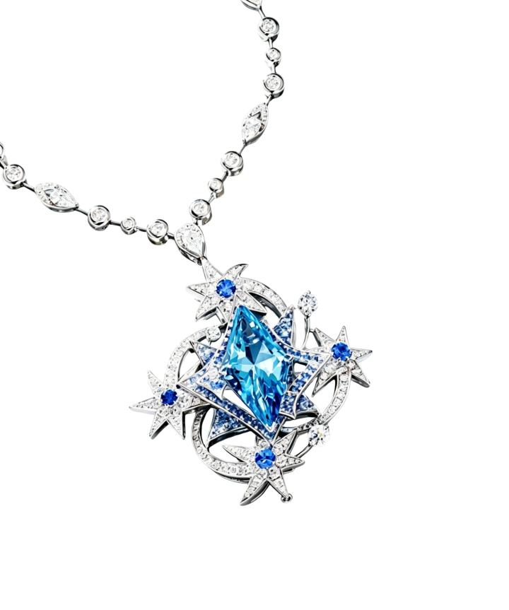 Aquamarine Convertible Brooch-Pendant · Jewellery · Vera Buy