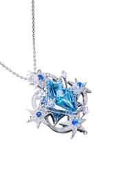 Aquamarine Convertible Brooch-Pendant detail image 3 · Vera Buy