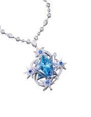 Aquamarine Convertible Brooch-Pendant detail image 4 · Vera Buy