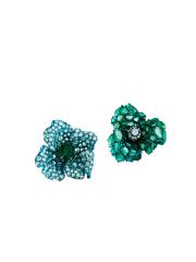 Artistic Emerald Floral Brooch detail image 4 · Vera Buy