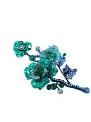 Artistic Emerald Floral Brooch detail image 5 · Vera Buy
