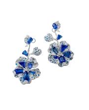 Tanzanite Collar Necklace and Earrings Convertible Set detail image 3 · Vera Buy