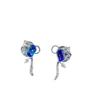 Tanzanite Collar Necklace and Earrings Convertible Set detail image 4 · Vera Buy