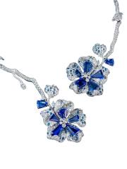 Tanzanite Collar Necklace and Earrings Convertible Set detail image 5 · Vera Buy