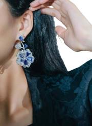 Tanzanite Collar Necklace and Earrings Convertible Set detail image 7 · Vera Buy
